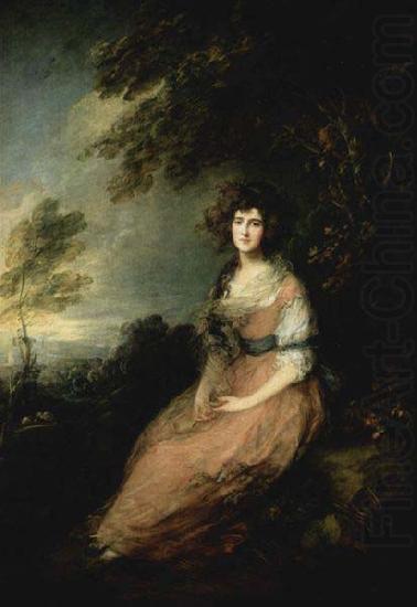 Thomas Gainsborough Mrs. Richard B. Sheridan china oil painting image